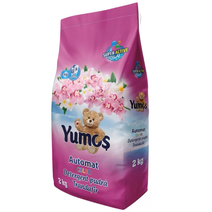 Yumos detergent automat 2kg trandafir