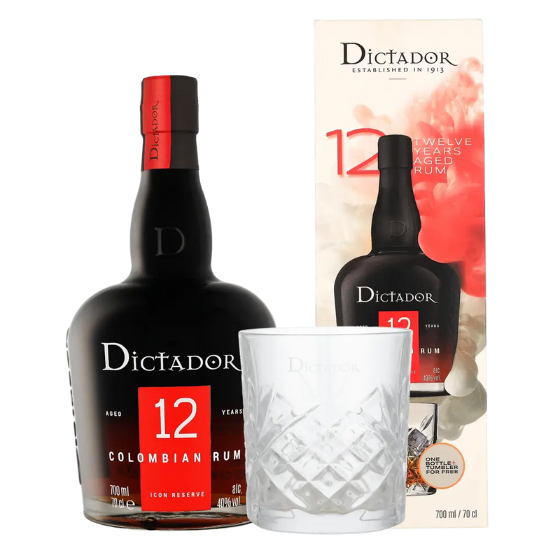 Dictador 0.7l 40% 12 yo + pahar SGR