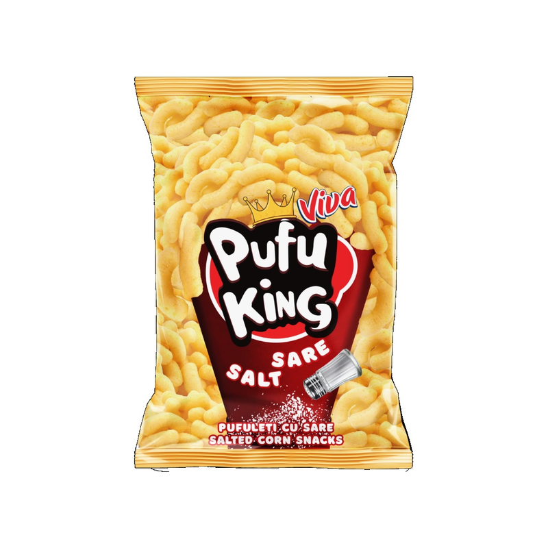 Viva pufu king pufuleti bastonase cu sare 45 gr