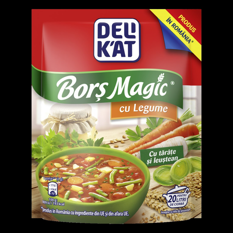 Delikat bors de legume 165g