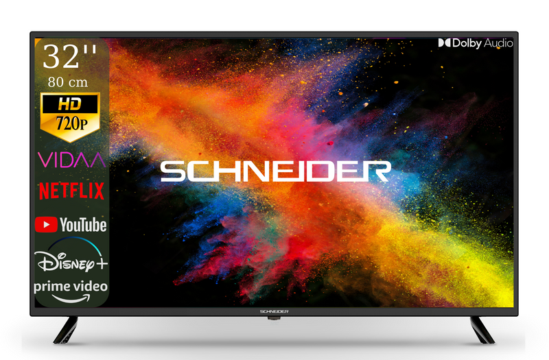 TV LED SCHNEIDER 32" SC940K HD SMART VIDAA