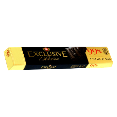 Exclusive ciocolata dark  99% 40gr