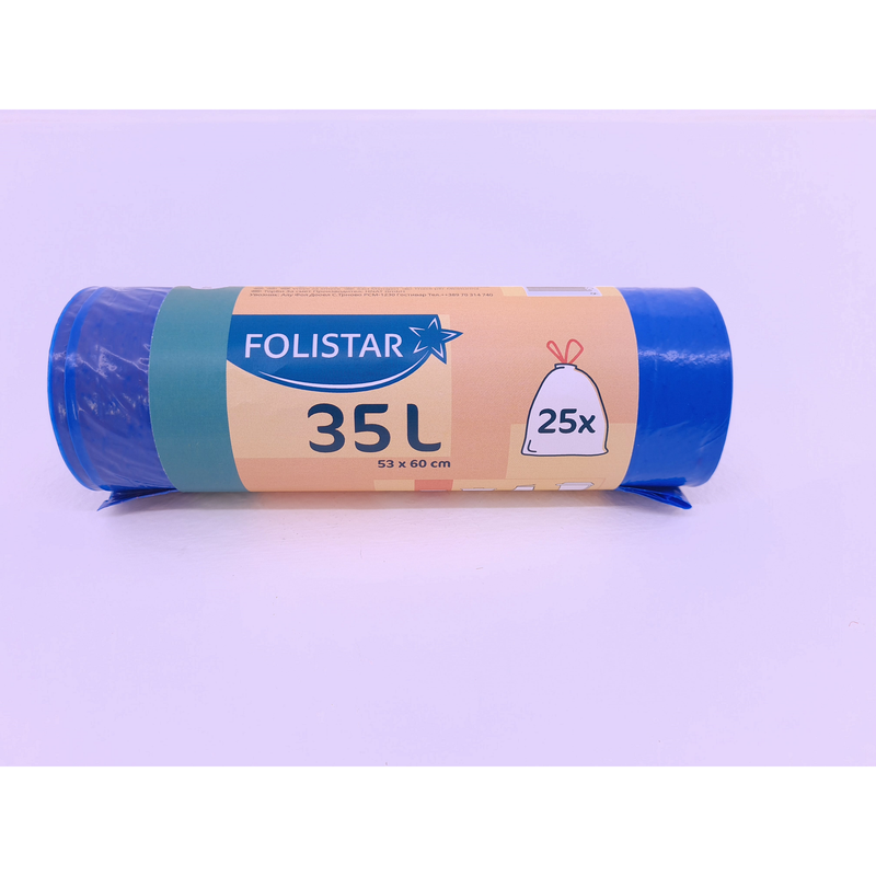 FOLISTAR Saci menajeri cu banda 35L/25 bucati