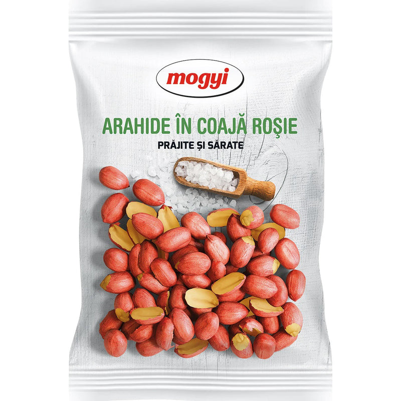 Mogyi Arahide in coaja rosie prajite si sarate 300g