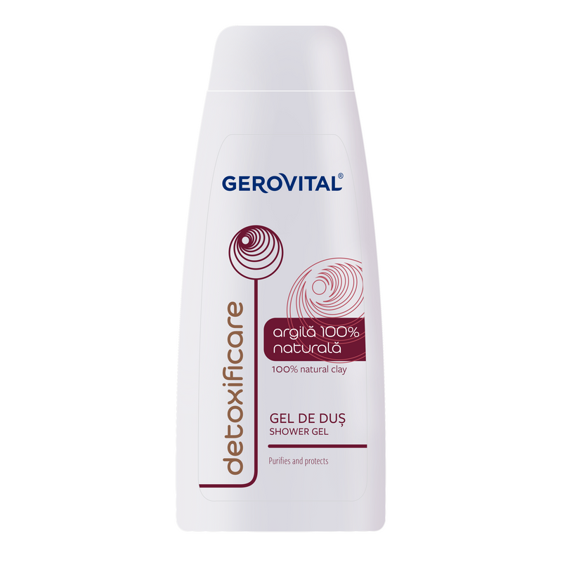 Gerovital gel de dus argila 100 % naturala, 400 ml