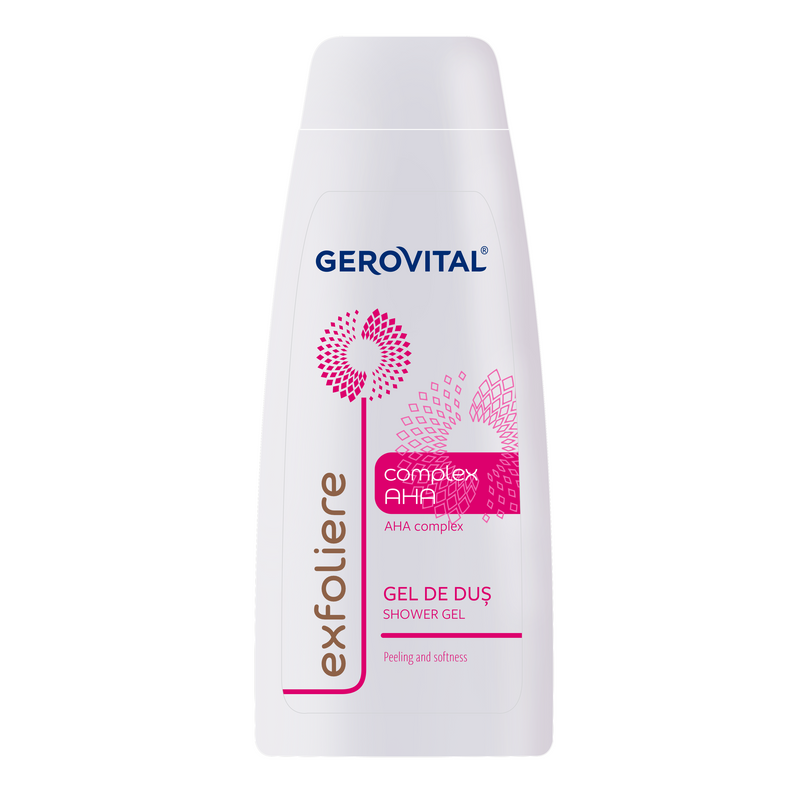 Gerovital-gel de dus complex AHA, 400 ml