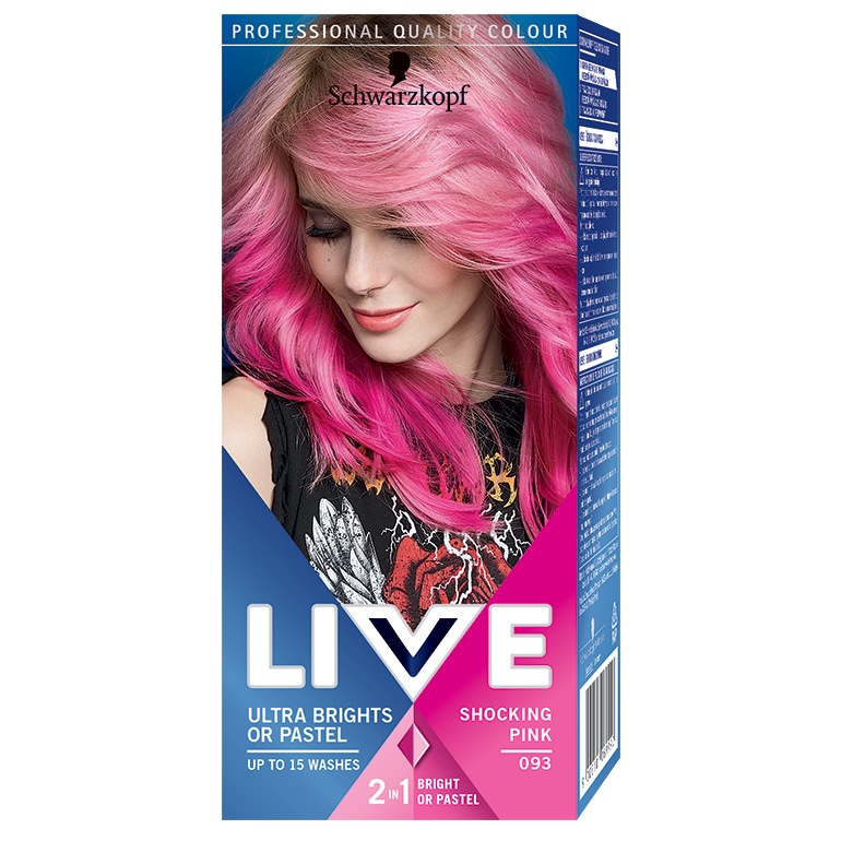 Vopsea de par Schwarzkopf LIVE 093 Shocking Pink