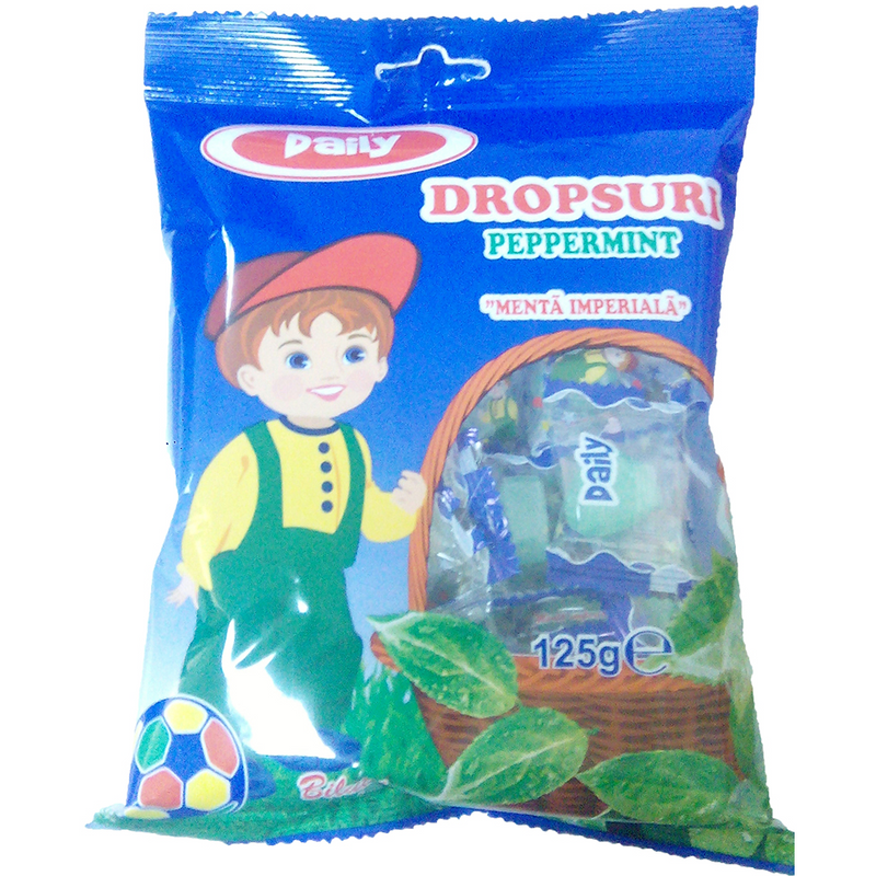 Dropsuri peppermint, 125 gr