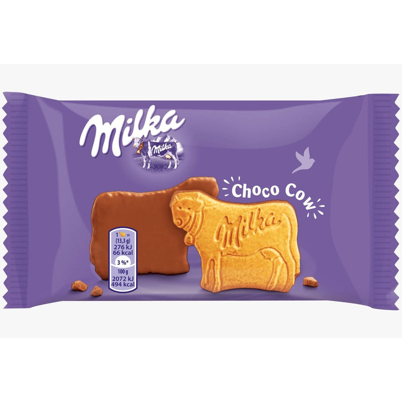 Mila Choco Cow biscuiti acoperiti cu ciocolata 40g